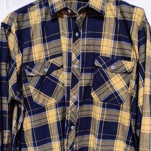 Black/Yellow Plaid Shirt